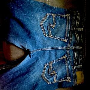 Silver Jeans Suki Dark Blue Denim